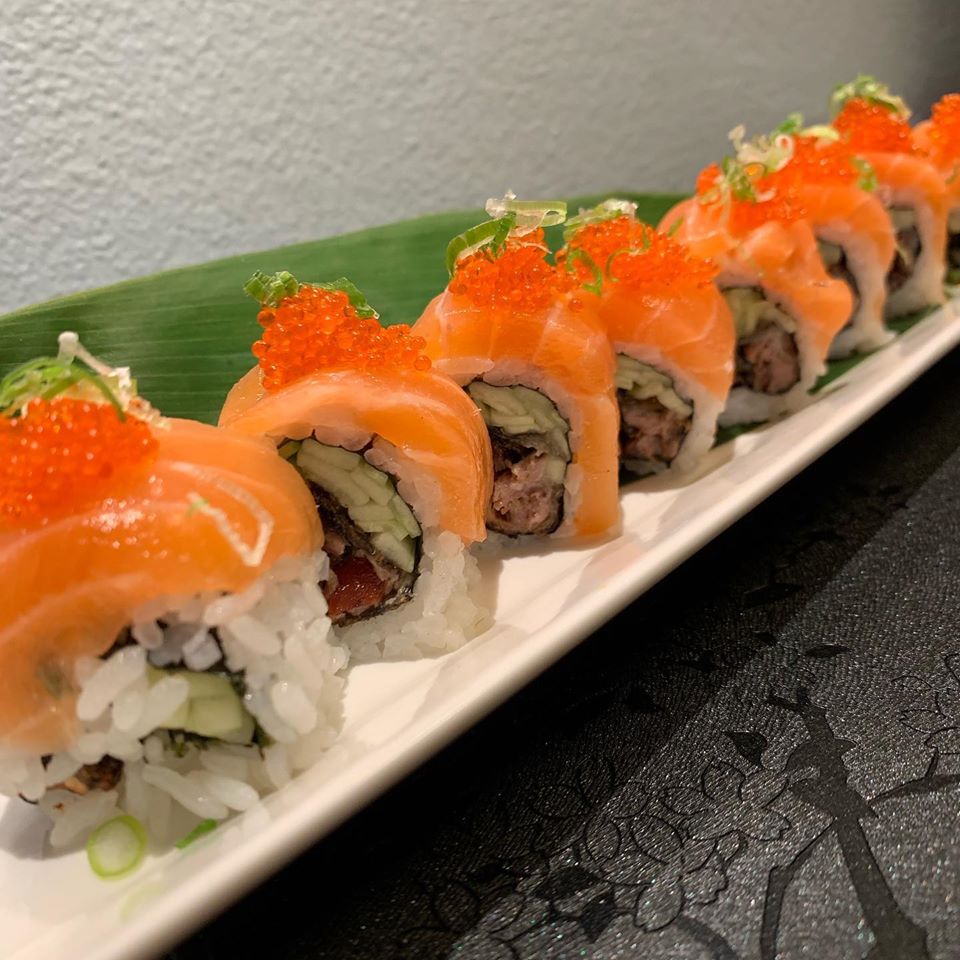 Order Salmon Lover's Special Roll food online from Oki Sushi store, San Francisco on bringmethat.com
