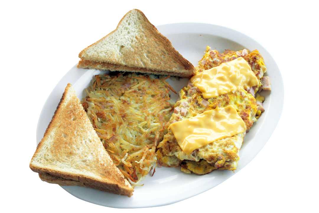 Order Ham Omelet food online from Michael Super Burgers store, Whittier on bringmethat.com