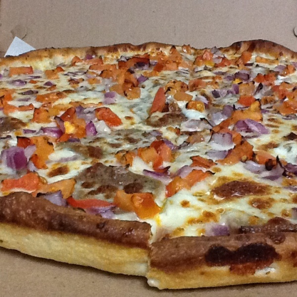 Order Gyros Pizza food online from Lenzini's 241 Pizza store, Los Angeles on bringmethat.com