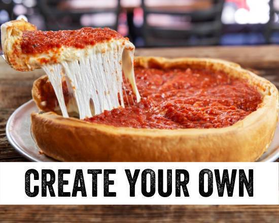 Order Create your own - Deep Dish Pizza food online from Giordano store, Canton on bringmethat.com