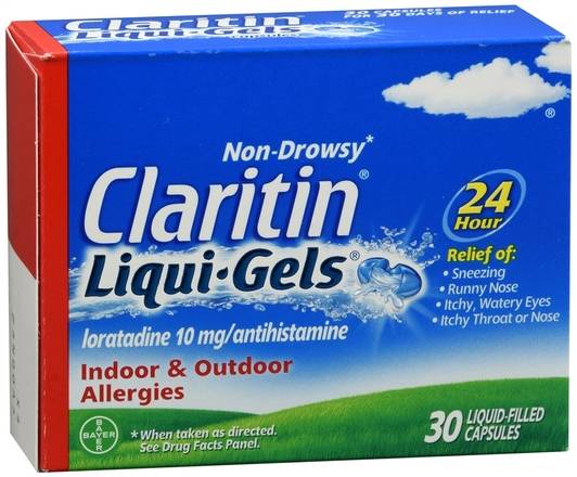 Order Claritin 24 Hour Allergy Liqui-Gels food online from Scripx Pharmacy store, Plano on bringmethat.com