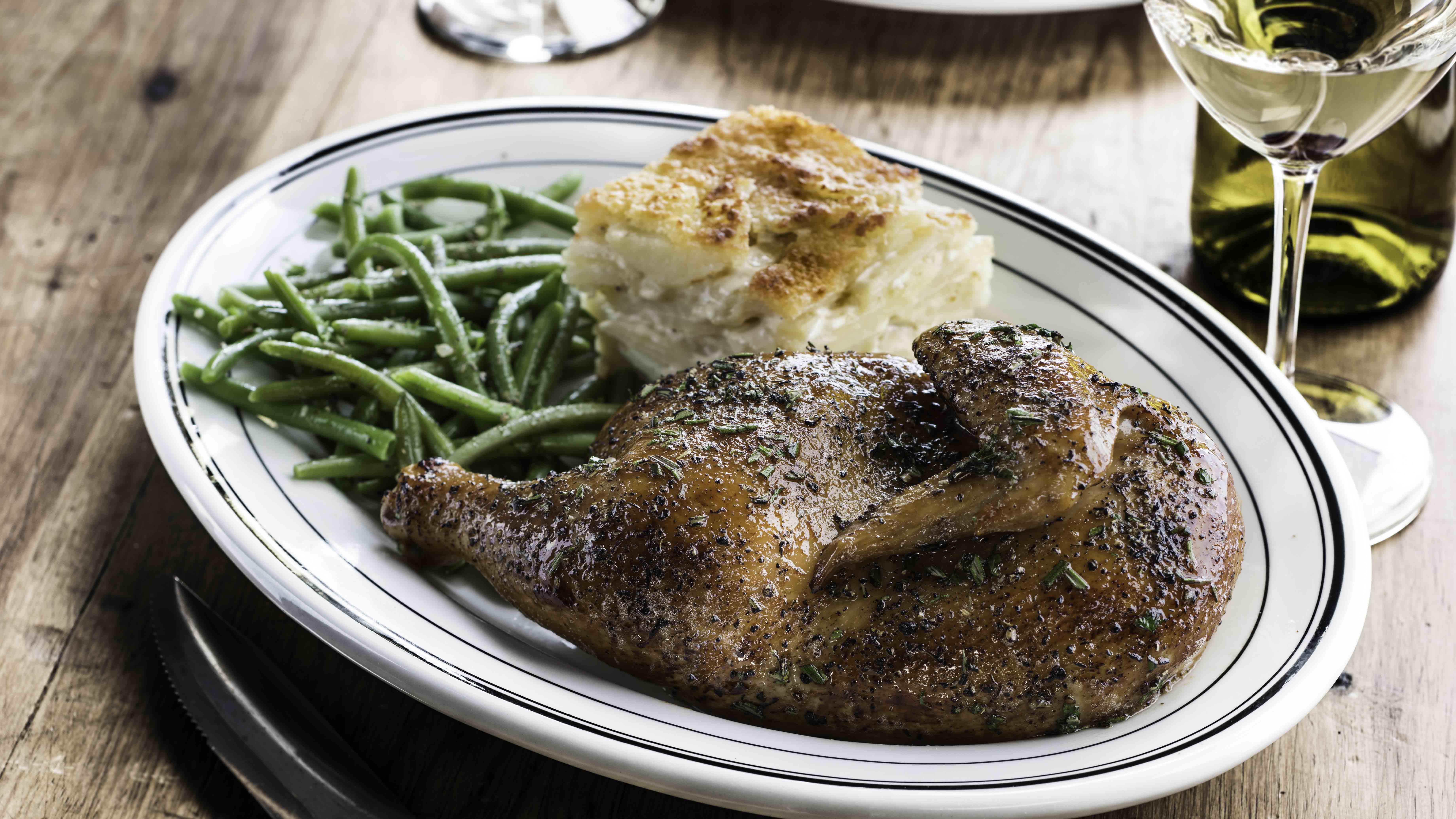 Order Roasted Half Chicken food online from Mimis Cafe store, Folsom on bringmethat.com