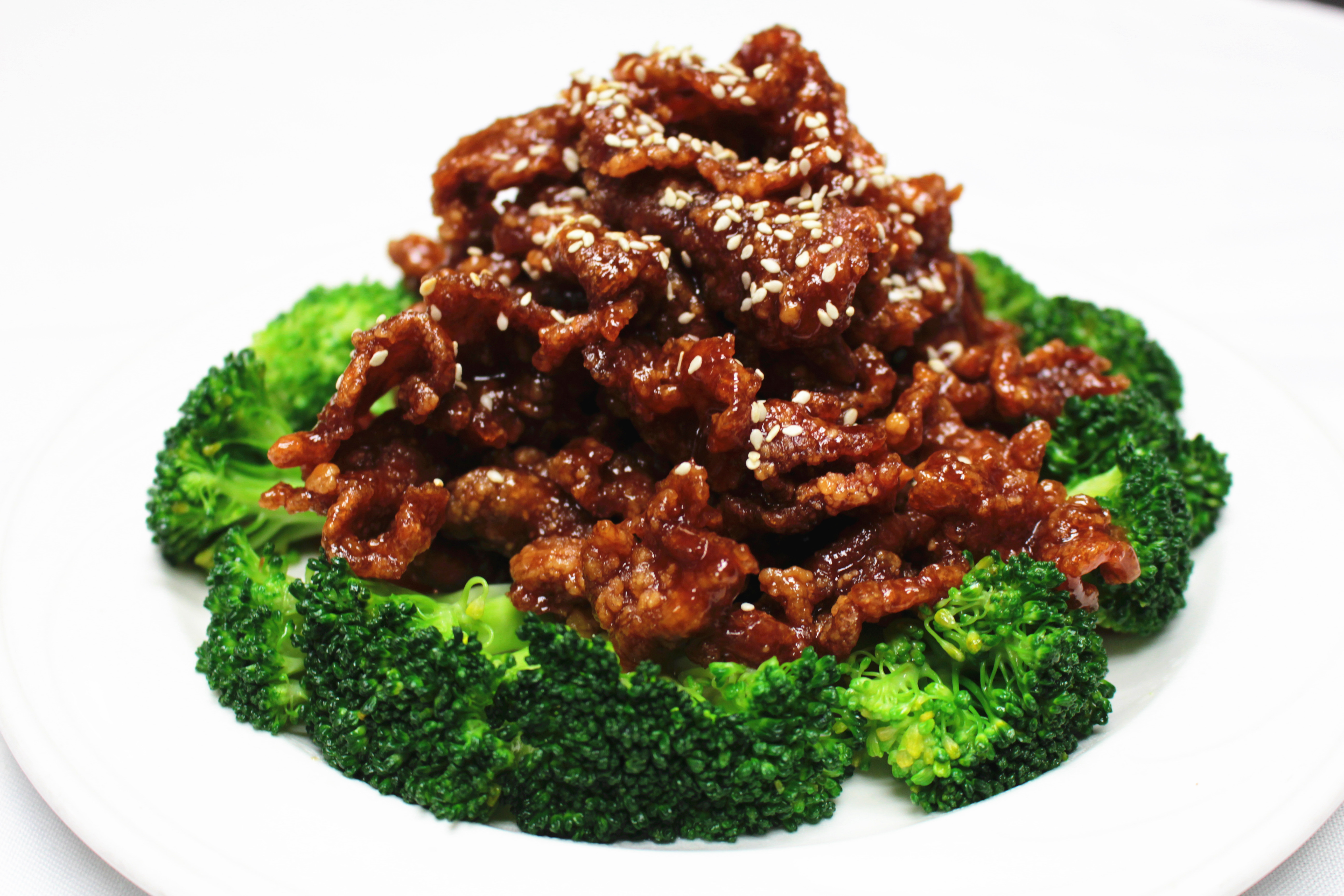 Order Sesame Beef food online from Red Lantern Chinese Cuisine store, Glendora on bringmethat.com