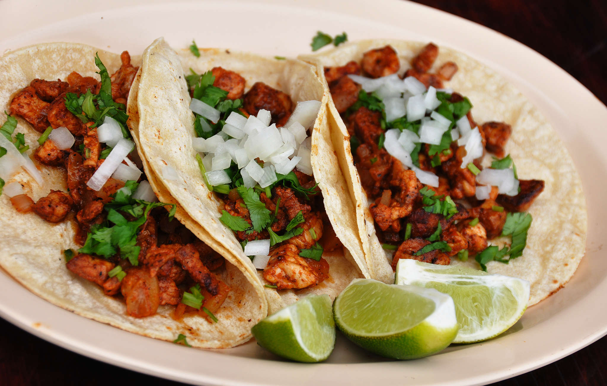 Order 3 Tacos Al Pastor food online from Variedad De Pupusas store, Los Angeles on bringmethat.com