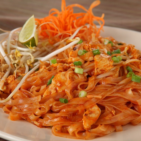 Order N1. Pad Thai food online from Red Curry Thai Cuisine store, Dallas on bringmethat.com