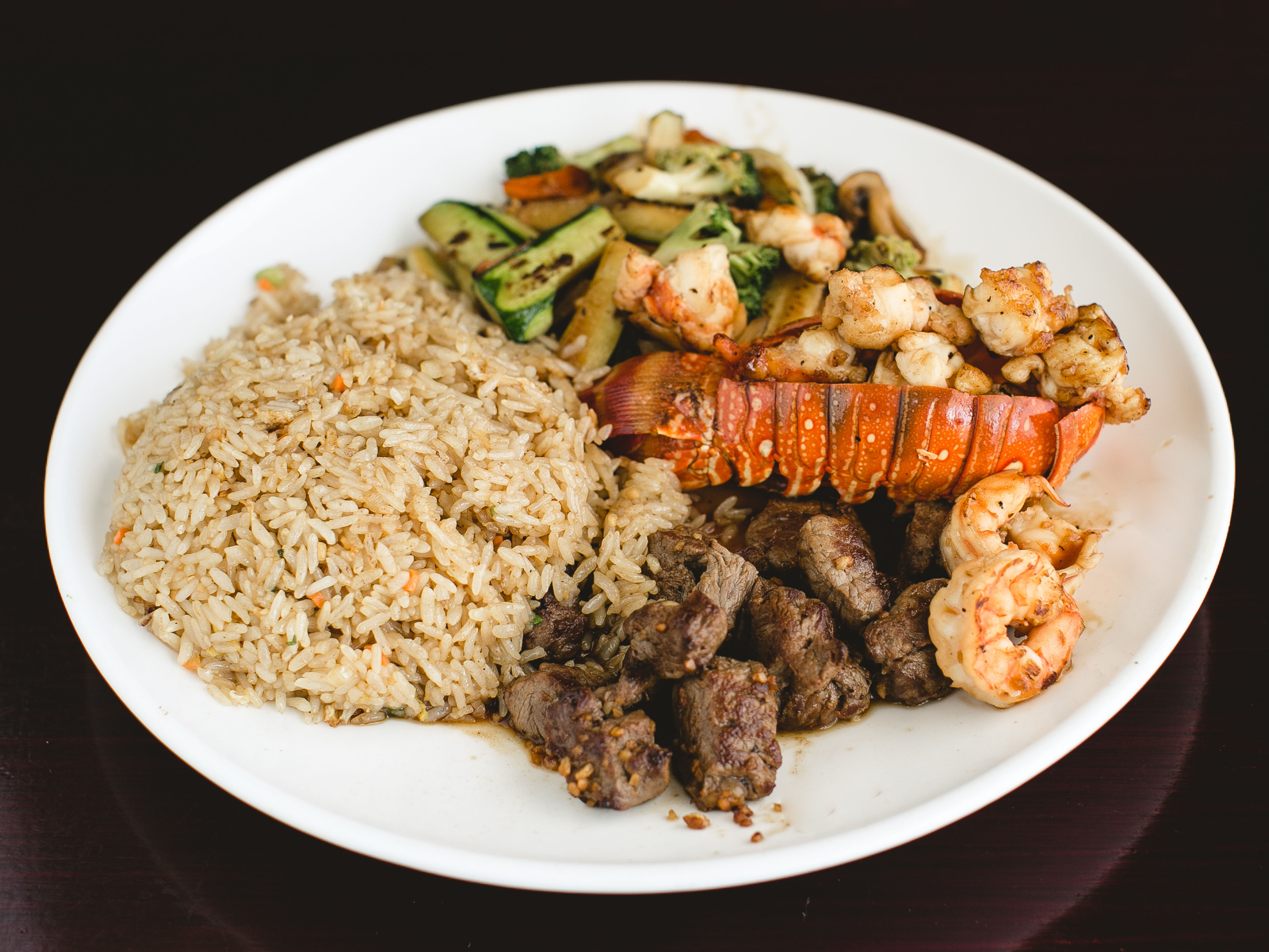 Order Filet Mignon and Lobster Hibachi Combination food online from Masami Japanese Hibachi And Sushi Bar store, Drexel Hill on bringmethat.com