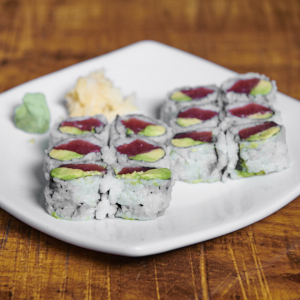 Order Tuna Avocado Roll food online from Rotiss-A-Q store, Mount Kisco on bringmethat.com