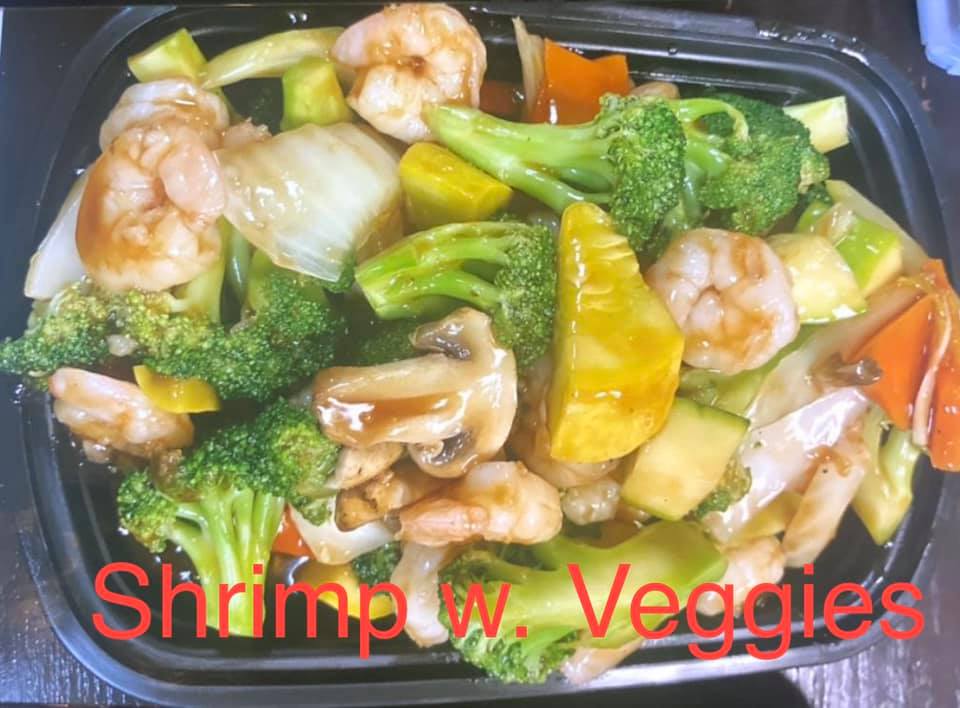 Order Shrimp with Mixed Vegetables Combo food online from Mulan's store, Conway on bringmethat.com