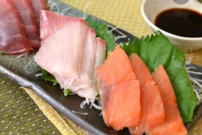 Order Tri-color Sashimi food online from Wu's Garden store, Upper Leacock on bringmethat.com