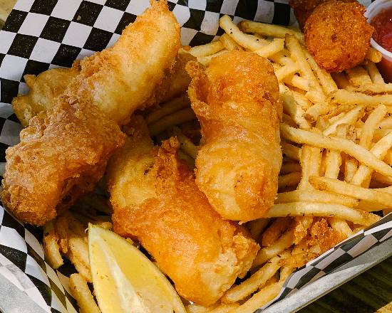 Order Fish and Chips  food online from The Boat store, Austin on bringmethat.com