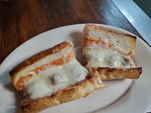 Order Meatball Parmigiana food online from Ny Pizza Pasta store, Bedford on bringmethat.com