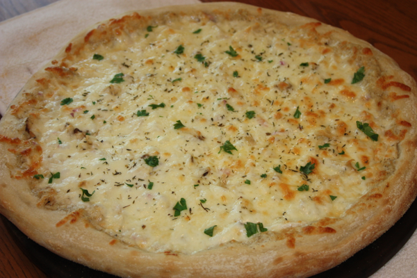 Order White Pizza food online from Buonos Pizza store, Gilbert on bringmethat.com