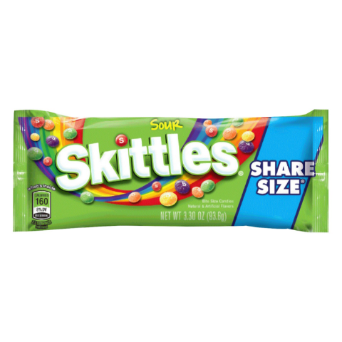 Order Skittles Sour King Size 3.3oz food online from 7-Eleven store, San Juan Capistrano on bringmethat.com