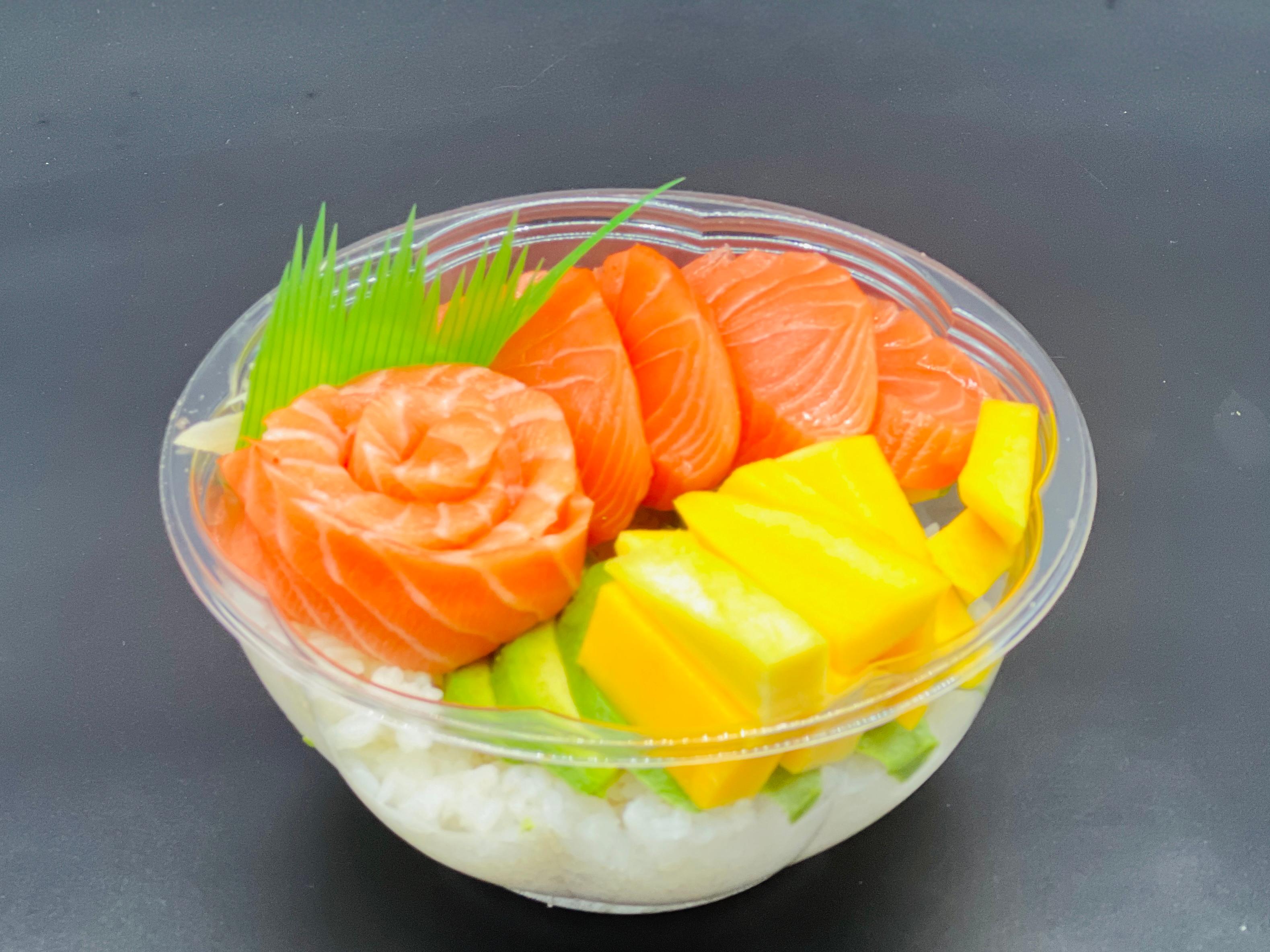 Order Sashimi Salmon Bowl food online from I Sushi Inc. store, Ridgewood on bringmethat.com