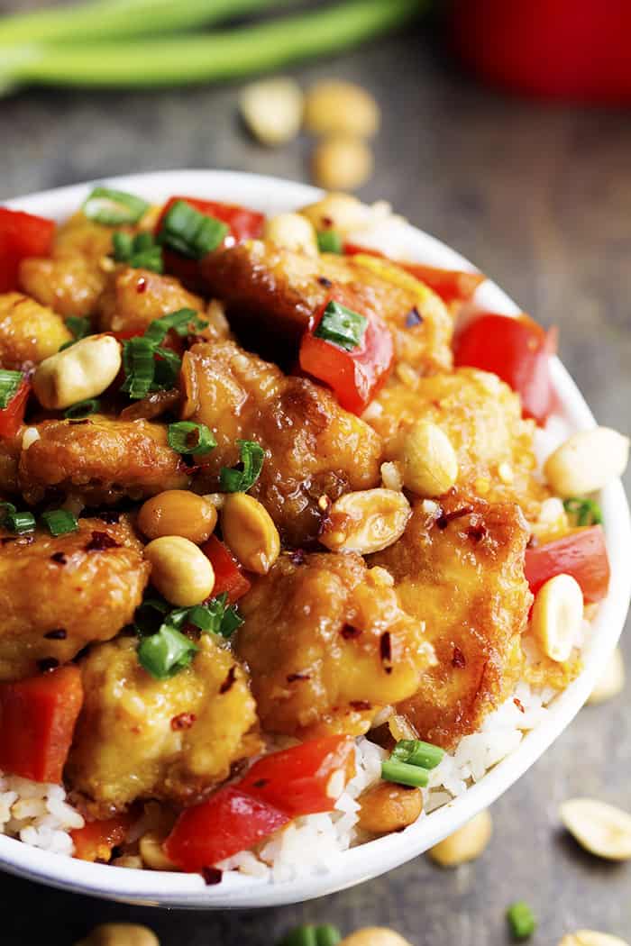 Order 88. Kung Pao Chicken with Peanuts food online from Taste of Asian store, Lodi on bringmethat.com