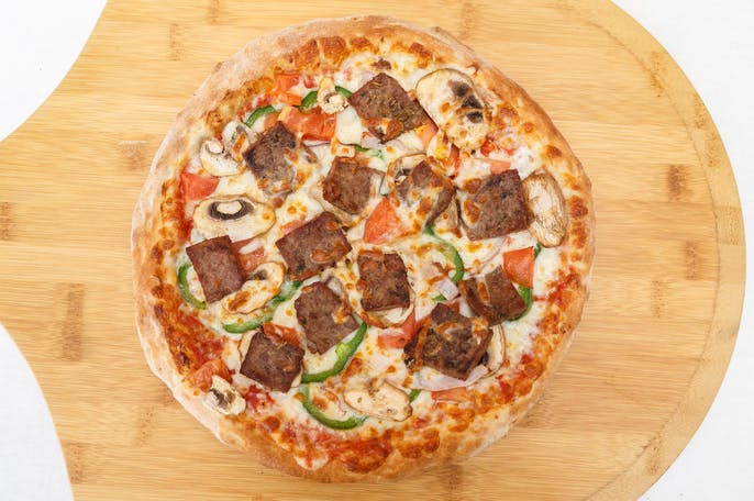 Order Steak Gourmet Pizza food online from Pizza pronto store, Pittsburgh on bringmethat.com
