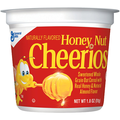 Order Honey Nut Cheerios Cereal Cup 1.8oz food online from 7-Eleven store, El Monte on bringmethat.com