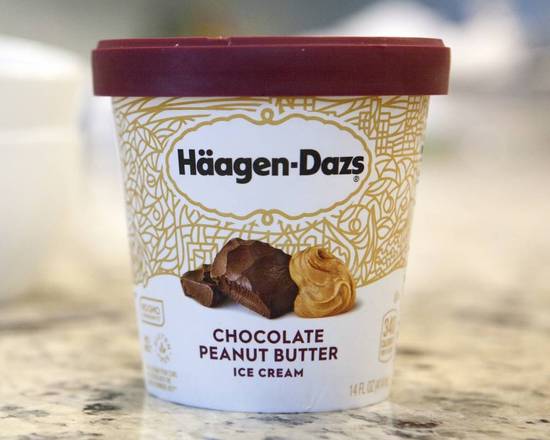 Order Haagen Daaz Strawberry Ice Cream (1 pt) food online from Classic Candy Shack store, San Francisco on bringmethat.com