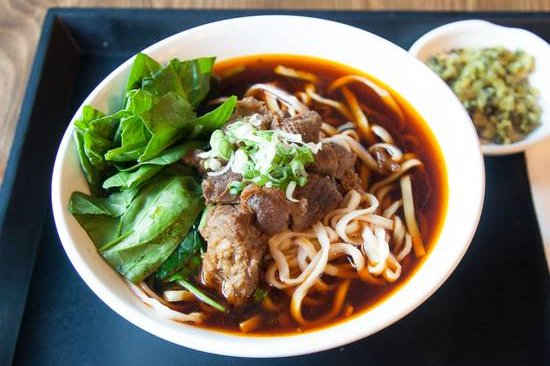 Order NE1 Beef Noodle Soup w/Sour Mustard 牛肉面* food online from Chicken dijon store, Los Angeles on bringmethat.com