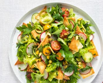 Order Fattouch Salad food online from Alladeen Grill and BBQ store, Hilliard on bringmethat.com