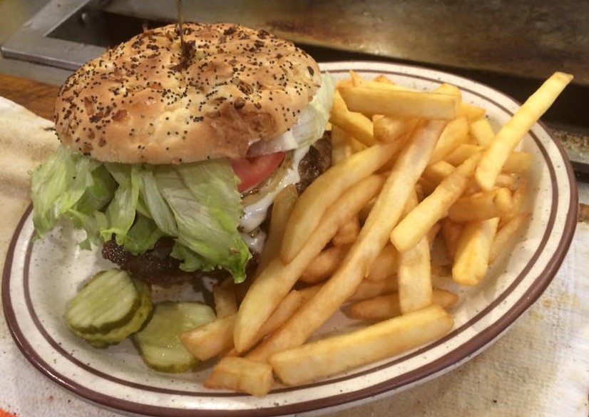 Order Hungry Man Burger food online from The Newburgh Grill store, Livonia on bringmethat.com