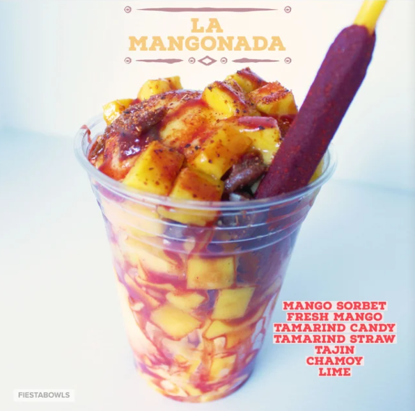 Order La Mangonada food online from Fiestabowls store, San Francisco on bringmethat.com