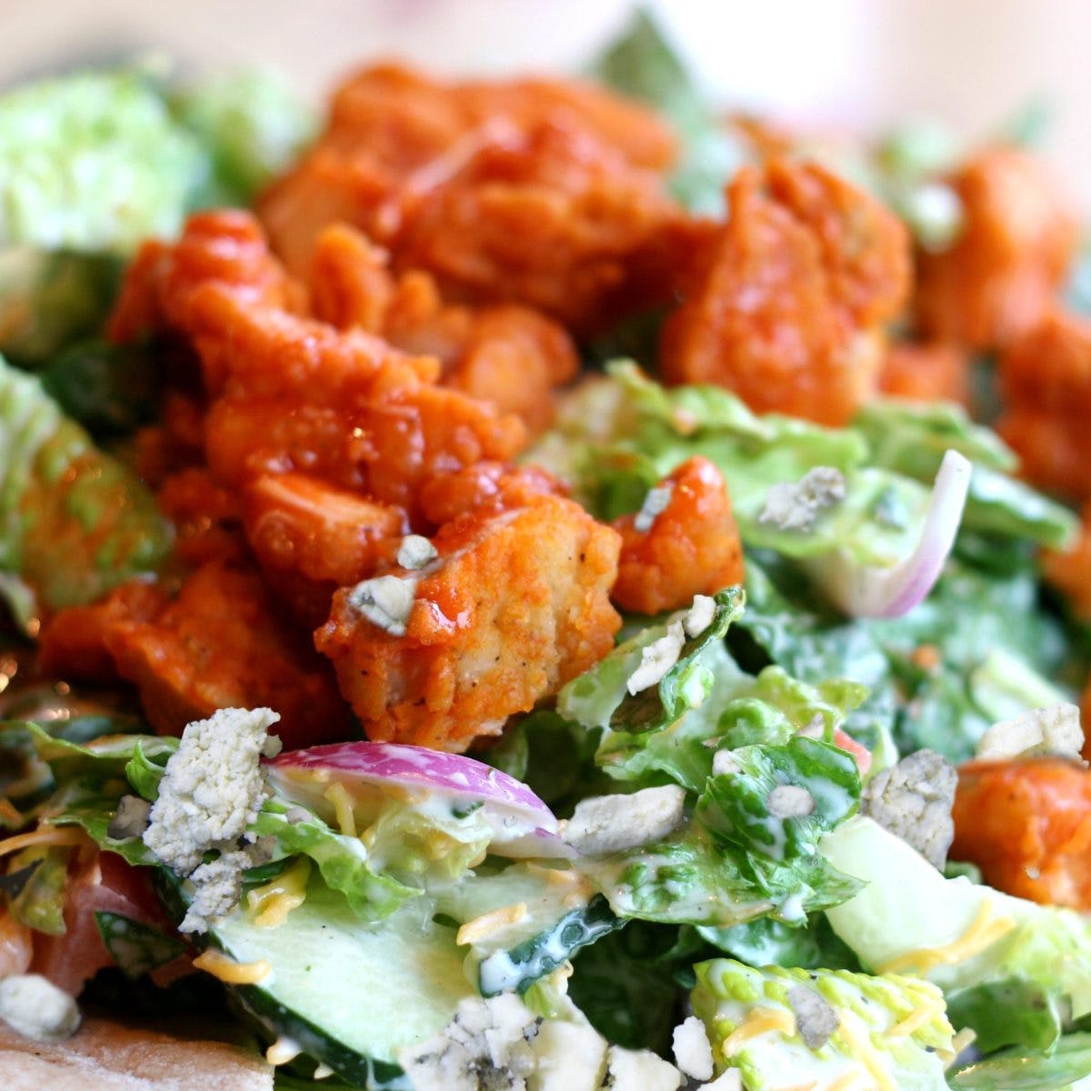 Order Buffalo Chicken Salad - Salad food online from Pellegrini Pizza store, Las Vegas on bringmethat.com