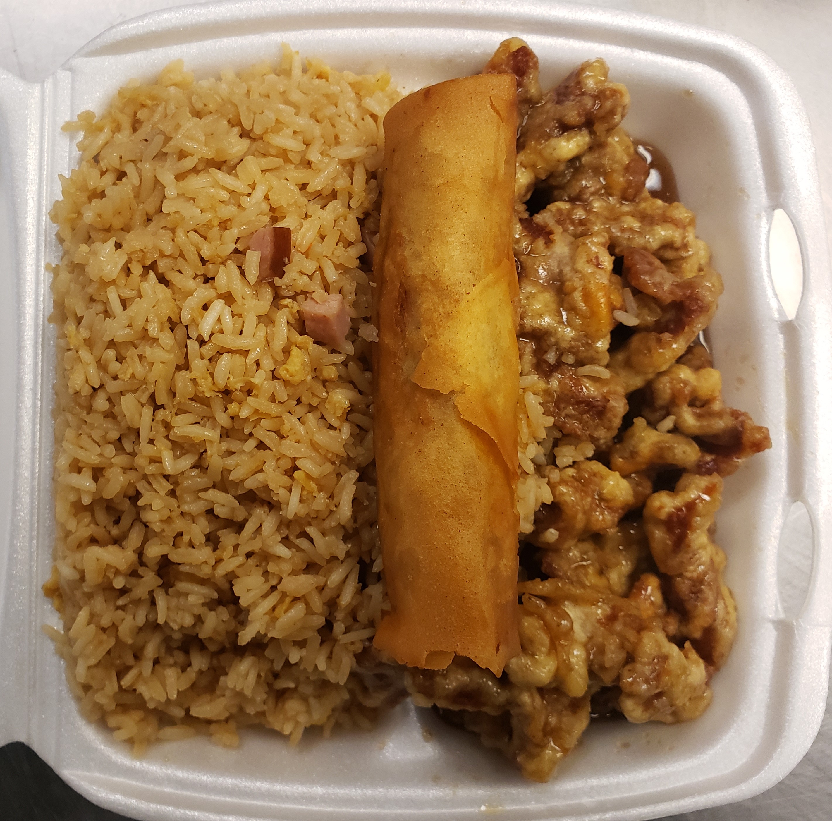 Order L9. Walnut Beef and Eggroll Lunch food online from Golden Pearl store, Salt Lake City on bringmethat.com