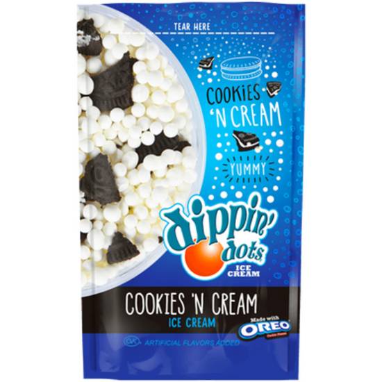 Order Dippin' Dots Cookie 'N Cream Ice Cream food online from IV Deli Mart store, Goleta on bringmethat.com