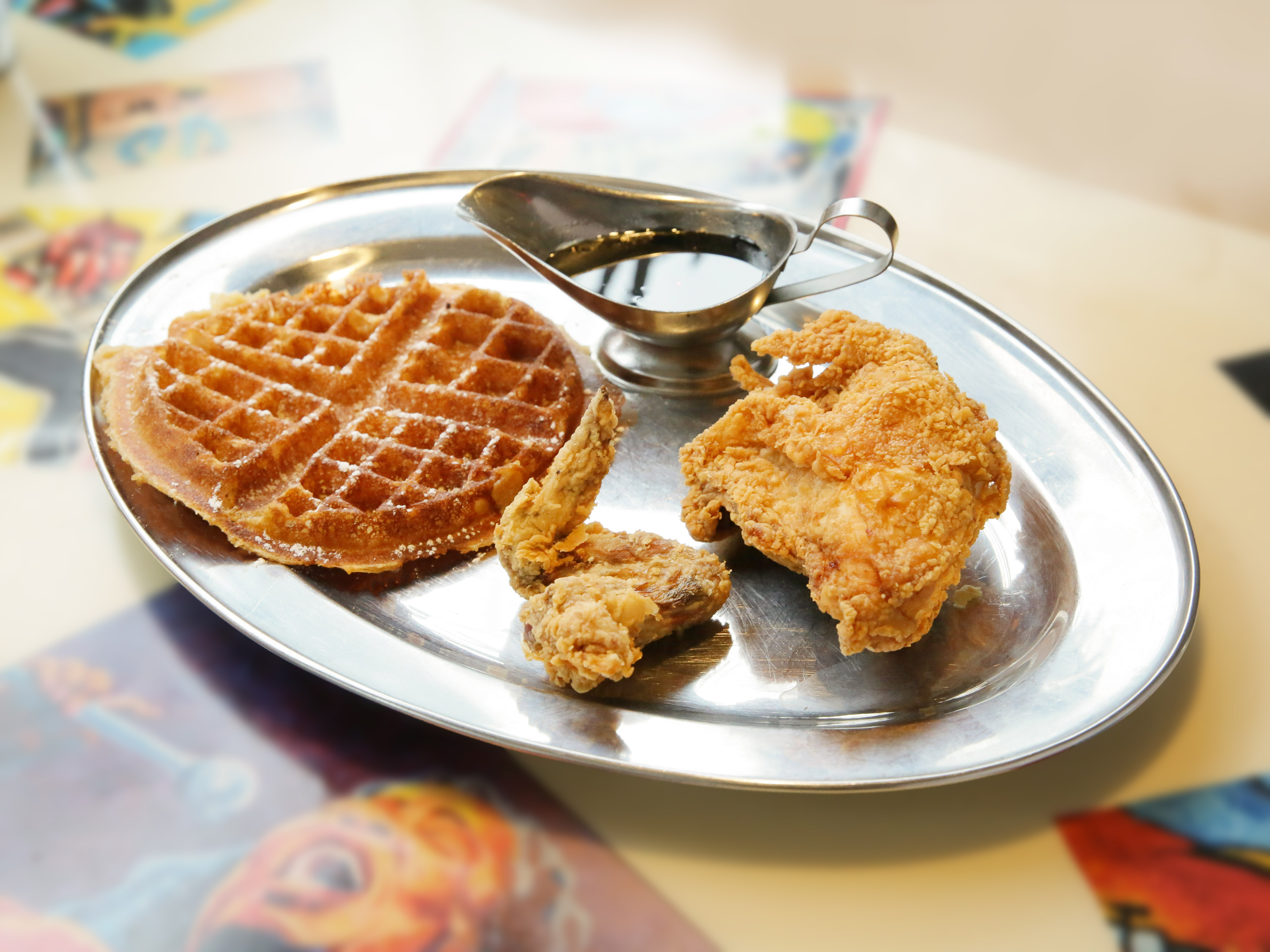 Order Chicken and Waffles food online from The Cozzy Corner store, Appleton on bringmethat.com