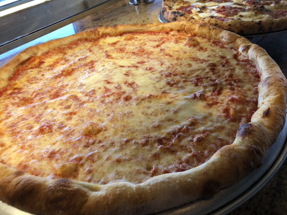 Order Neapolitan Cheese Pizza - Round 18'' (8 Slices) food online from Phillies Pizza store, Middle Village on bringmethat.com