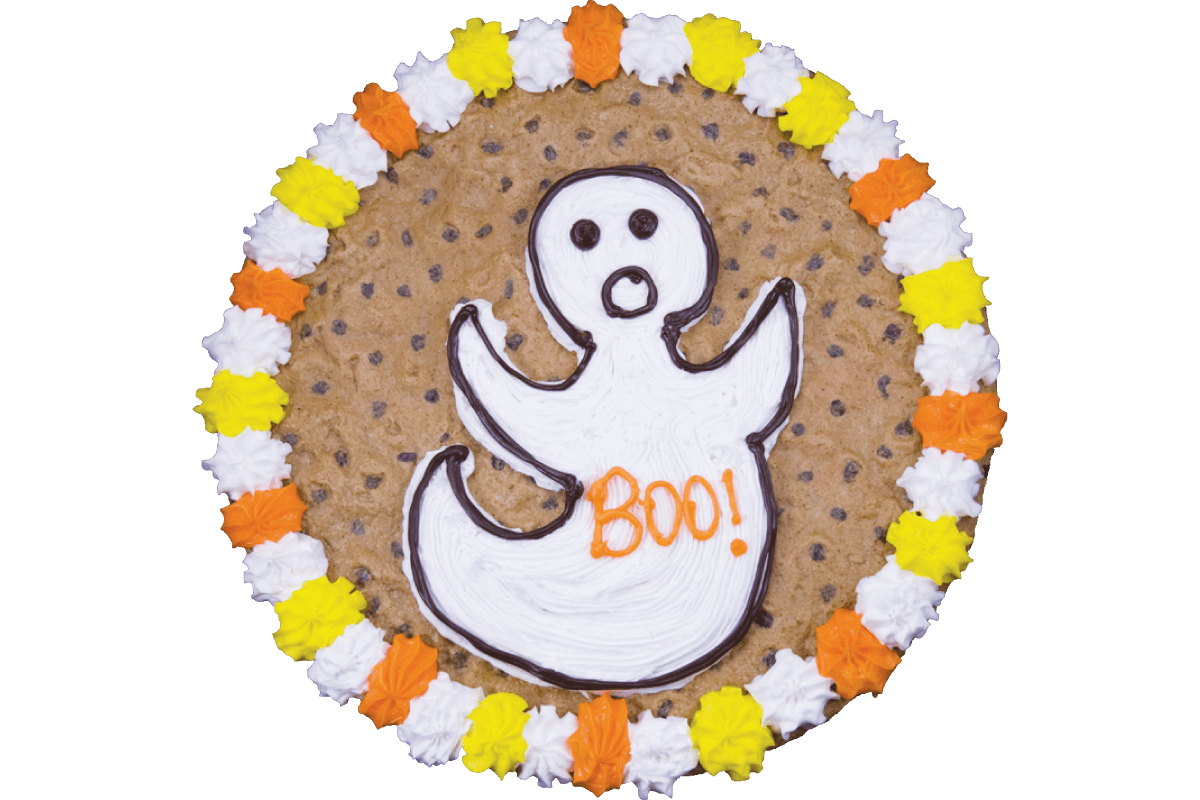 Order #220: Halloween Ghost food online from Nestle Toll House Cafe store, Dallas on bringmethat.com