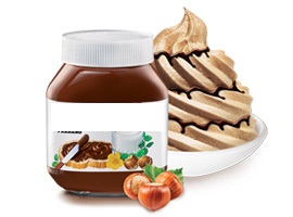 Order Made With Nutella Frozen Yogurt food online from 16 Handles Catering store, New York on bringmethat.com