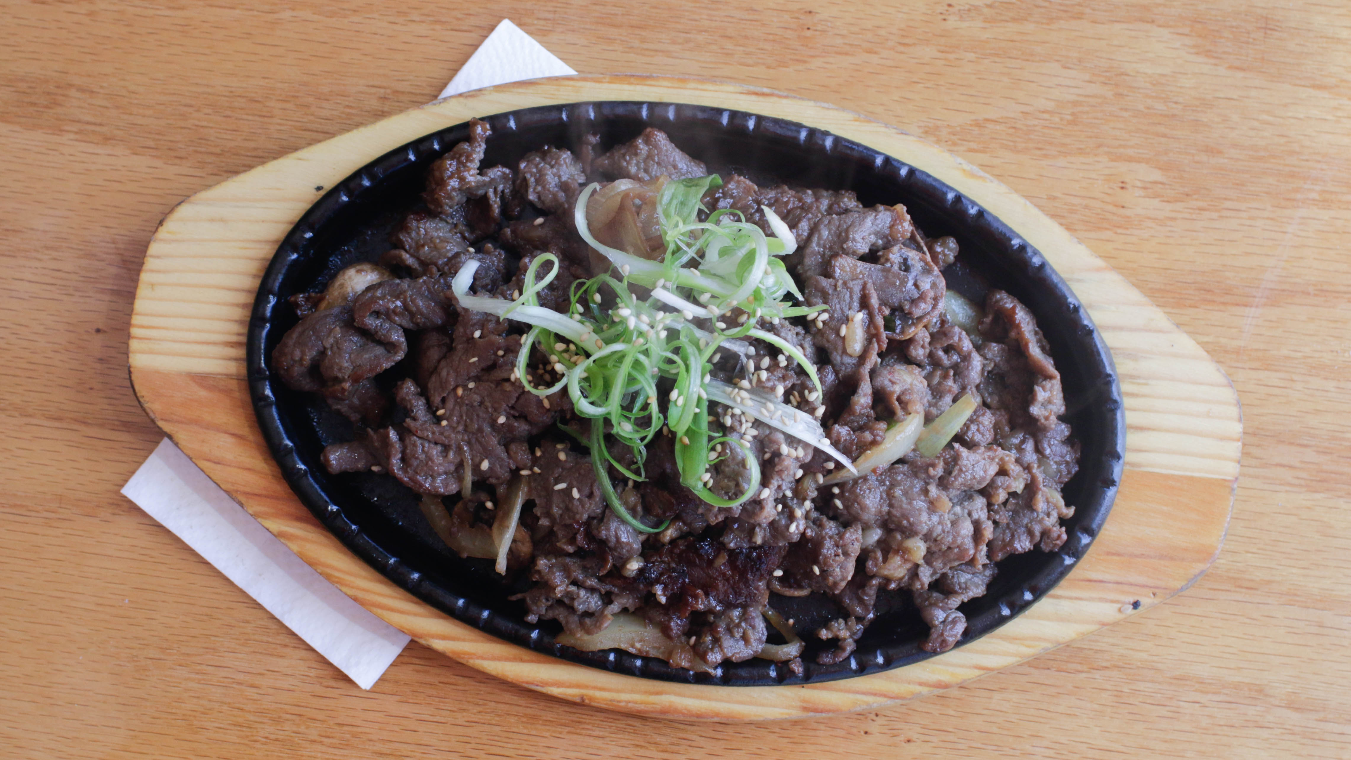Order E2. Beef Bulgogi food online from Myung Dong Tofu House store, Glendale on bringmethat.com