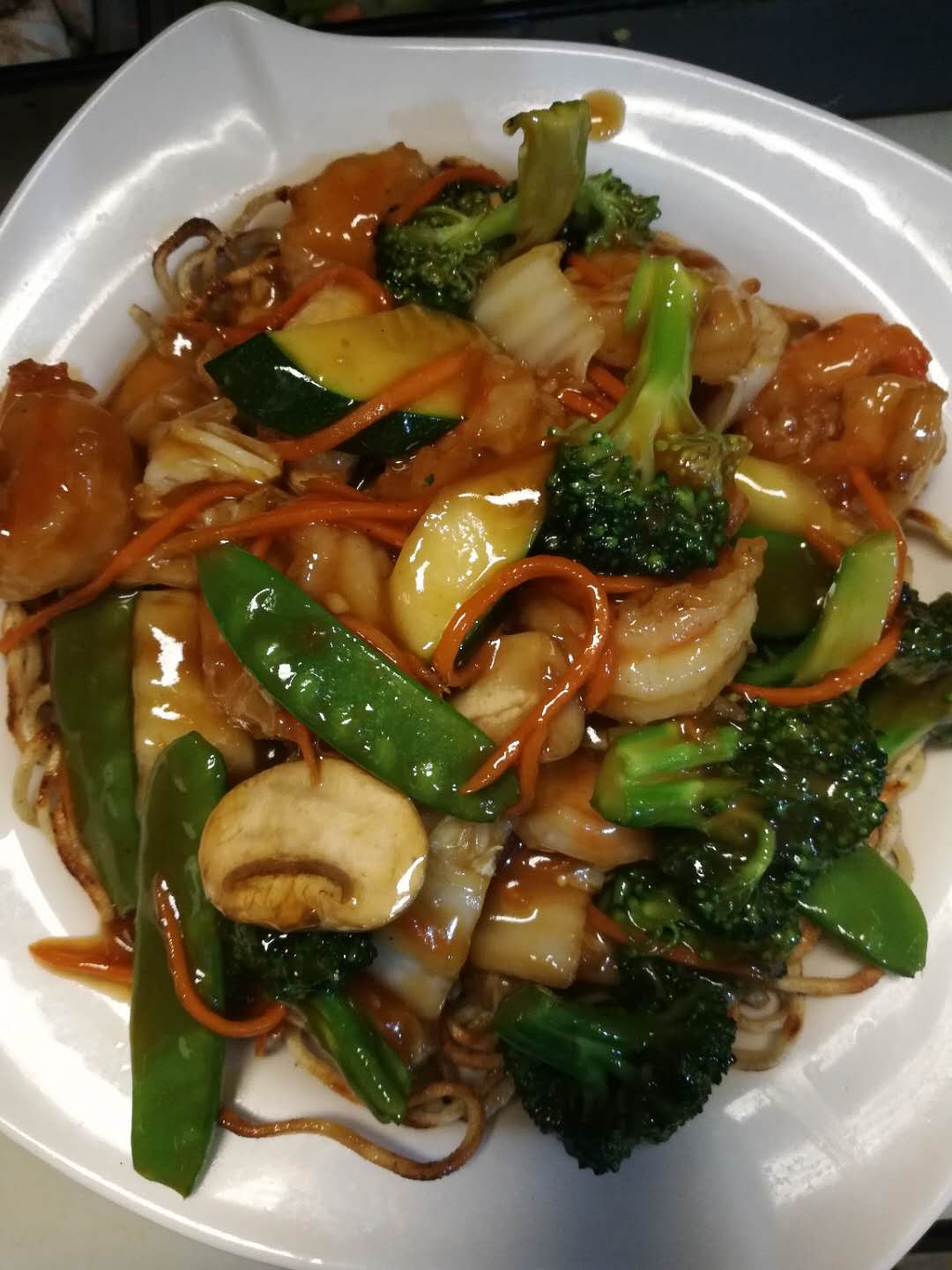 Order double pan fried  noodles food online from Taste Of Asia store, Denver on bringmethat.com