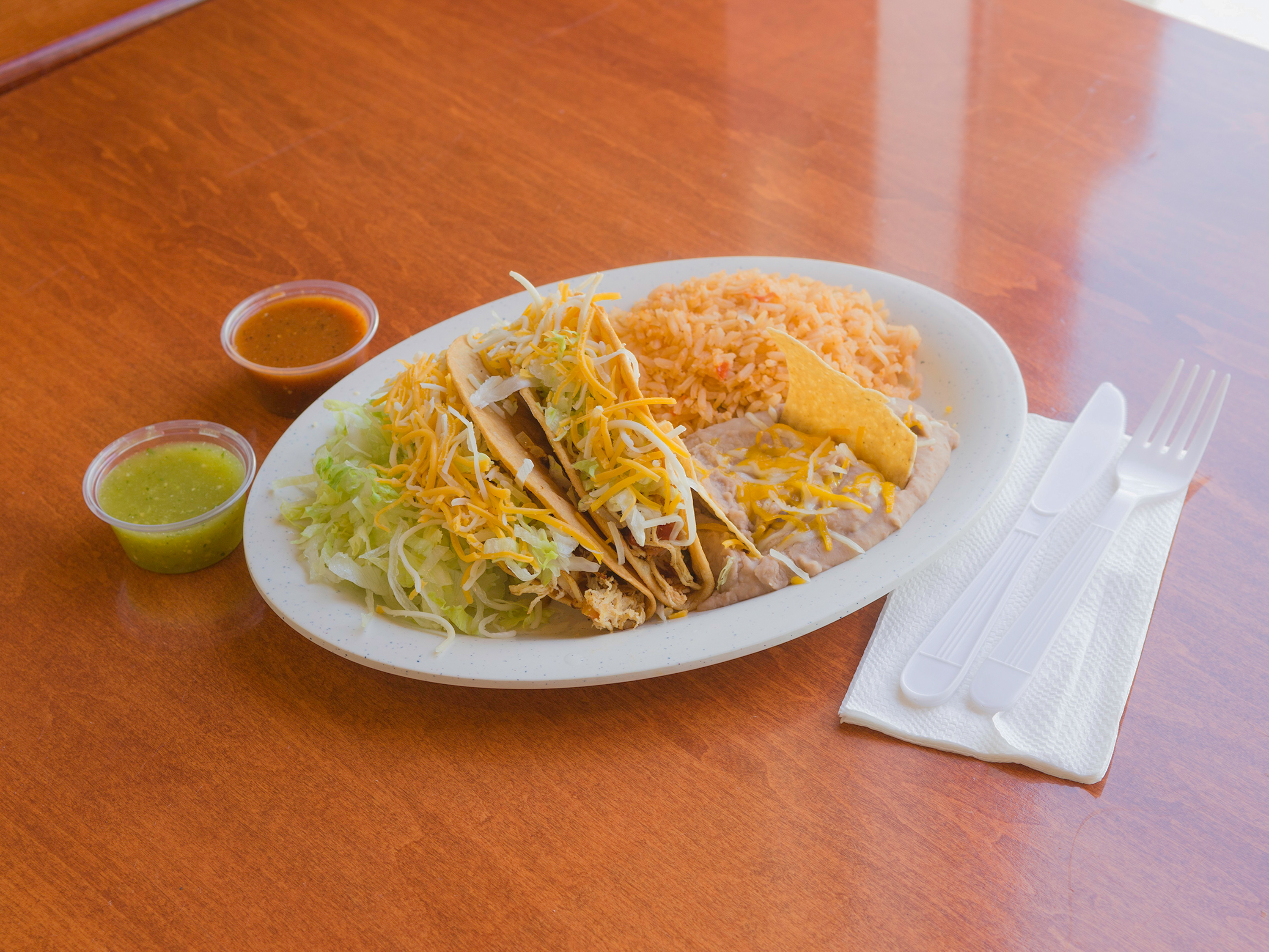 Order Chicken Taco food online from Tosinos Mexican Grill store, Gilbert on bringmethat.com