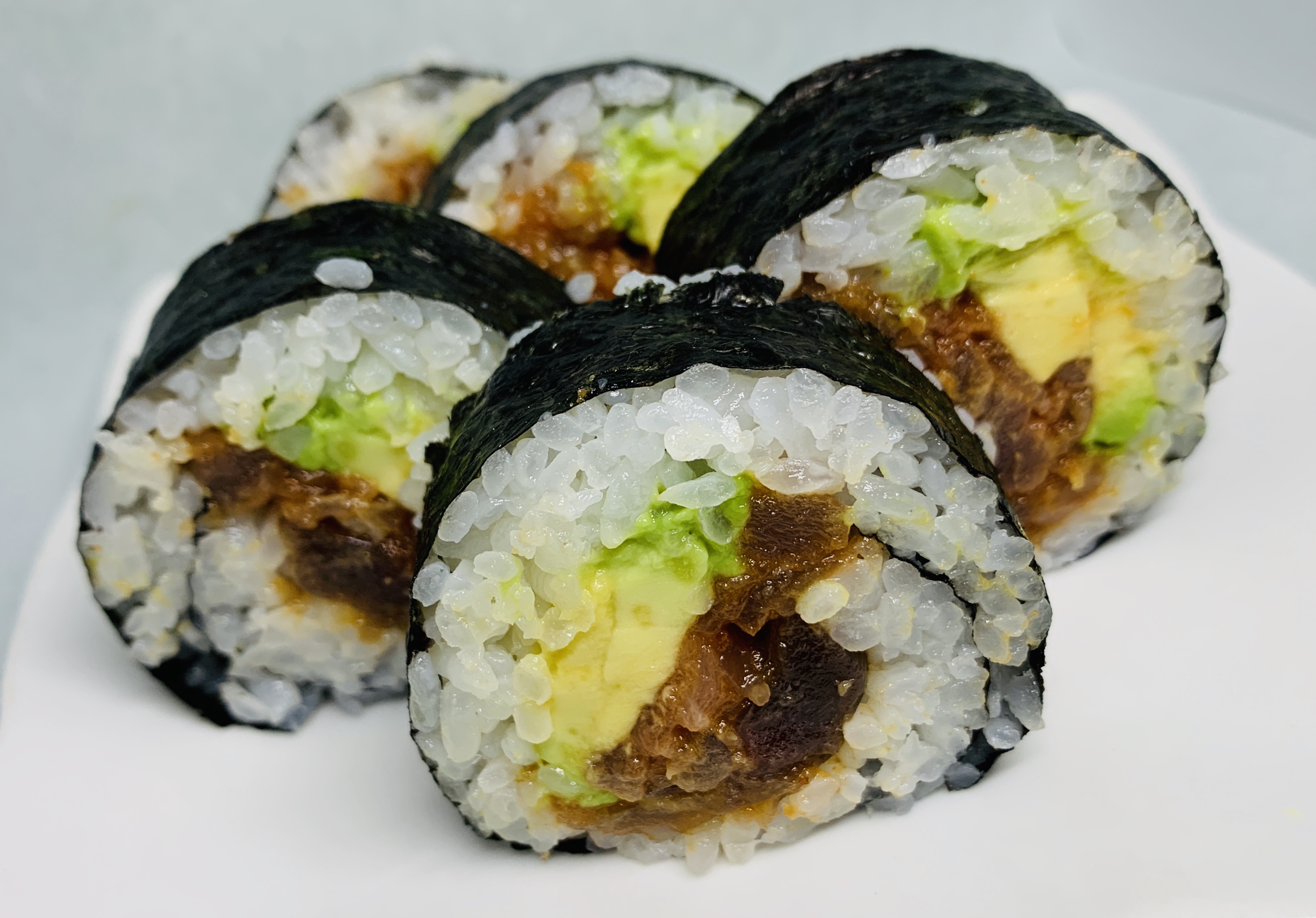 Order Spicy Tuna Roll food online from Blue Fin Sushi store, San Francisco on bringmethat.com