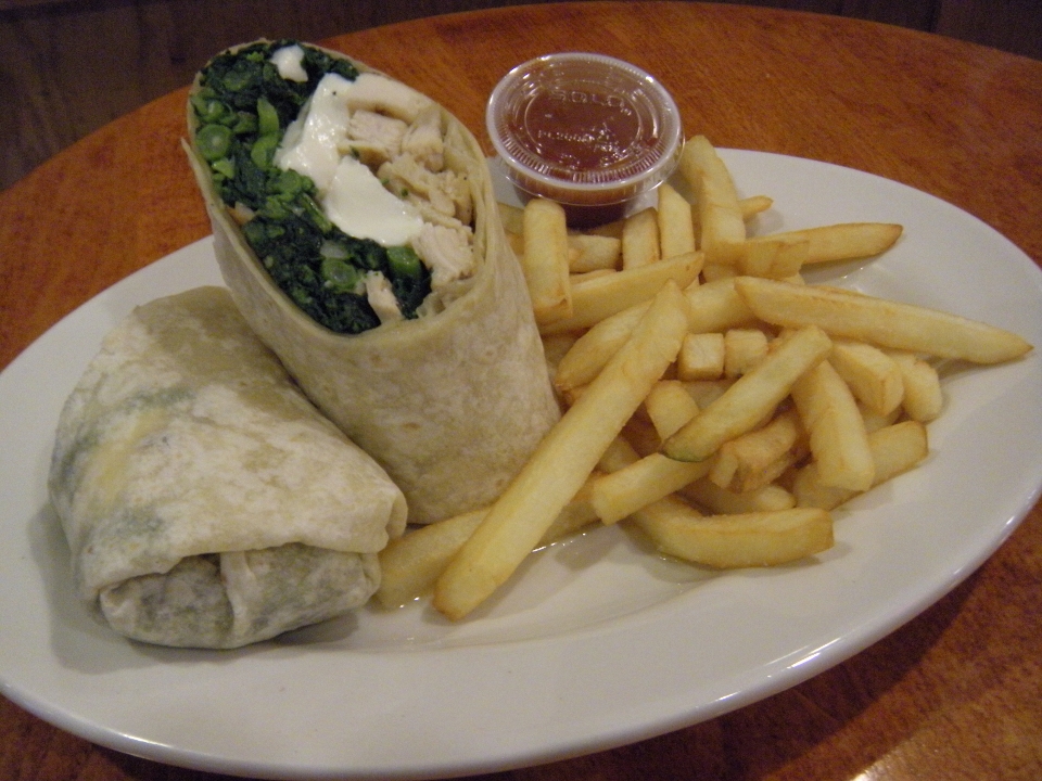 Order Grilled Chicken Wrap food online from Silvio Restaurant & Pizzeria store, Thornwood on bringmethat.com