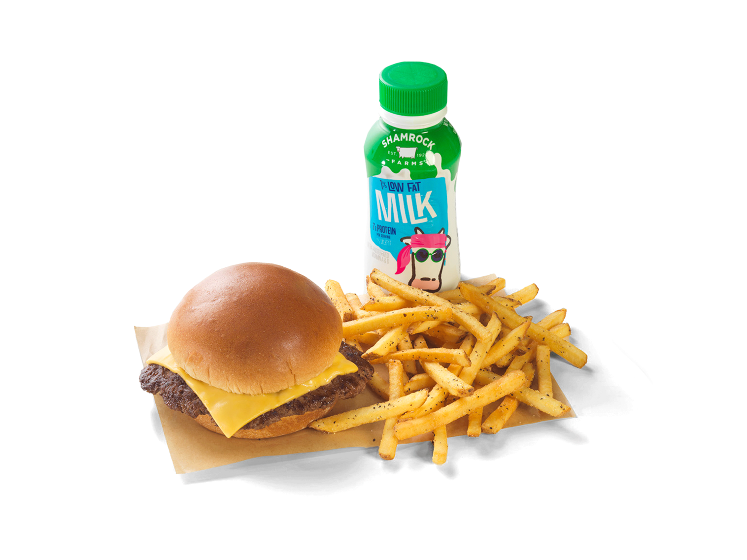 Order Kids' Cheeseburger food online from Wild Burger store, Champlin on bringmethat.com