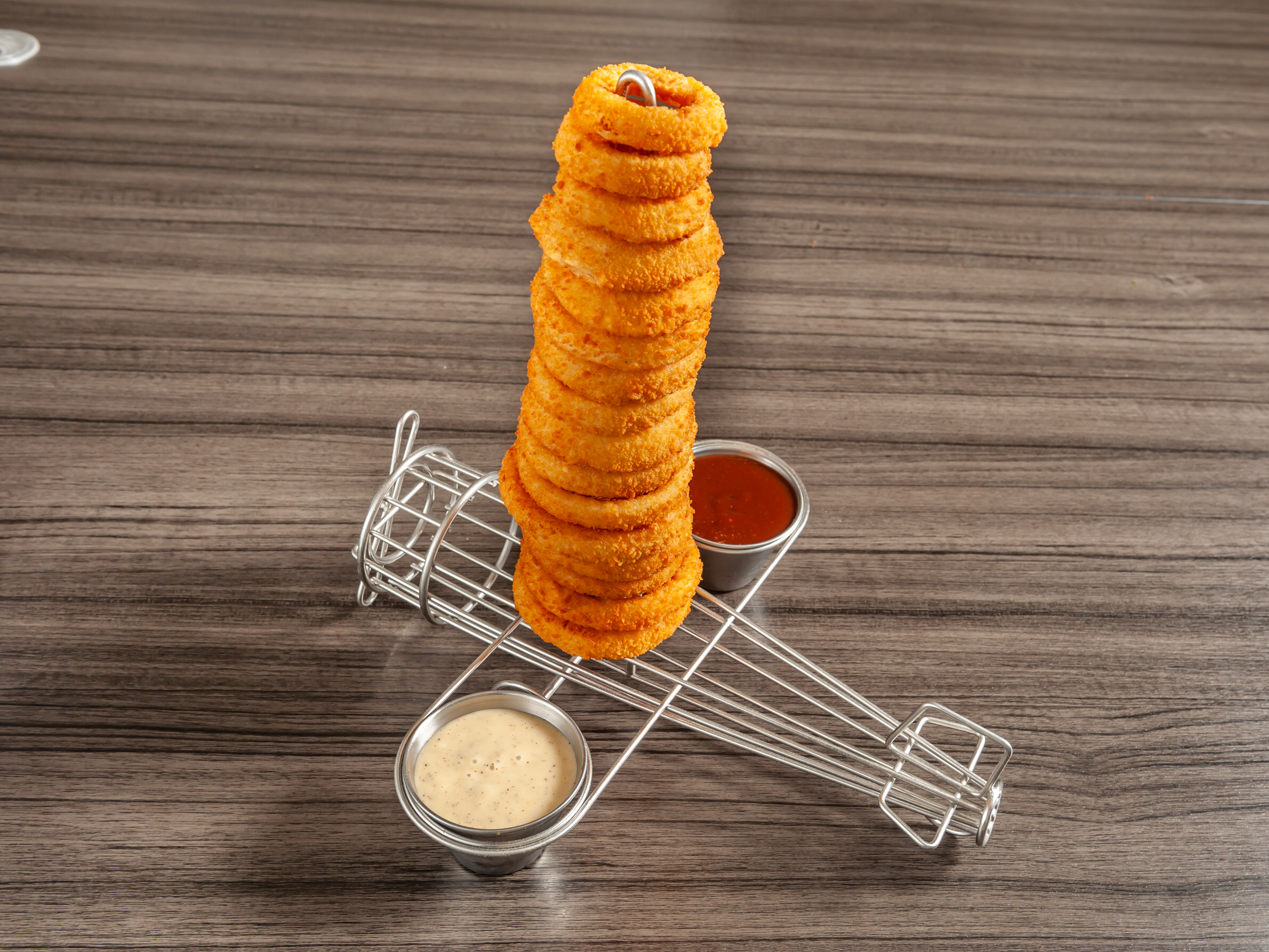 Order Onion Rings food online from Hangar One Steakhouse store, Wichita on bringmethat.com