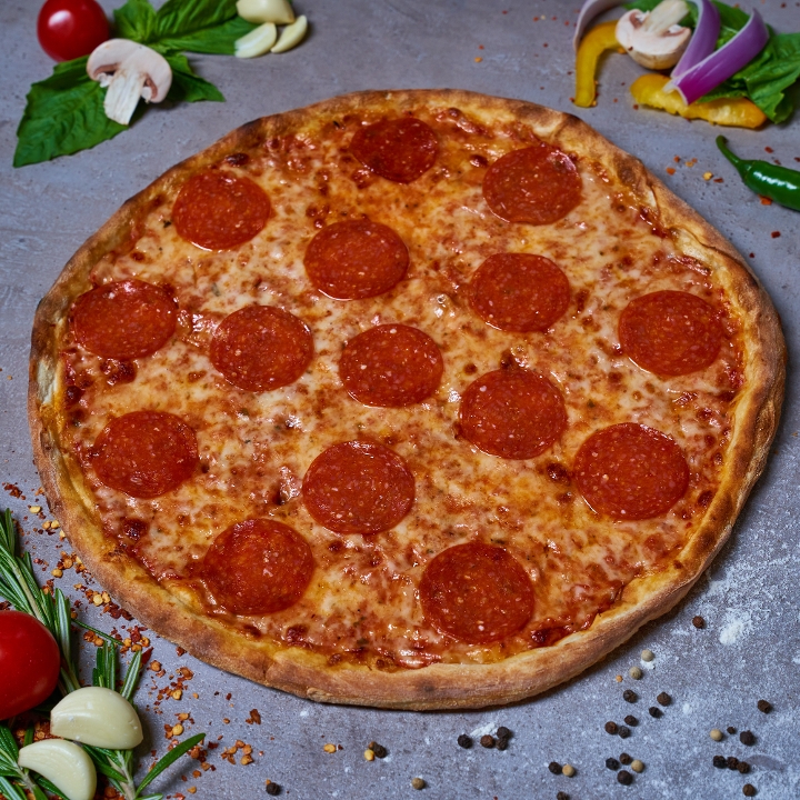 Order Pepperoni Pizza food online from The Bella Ciao store, Charlotte on bringmethat.com