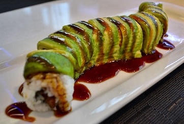 Order Caterpillar Roll food online from Jidaiya Sushi store, Rohnert Park on bringmethat.com