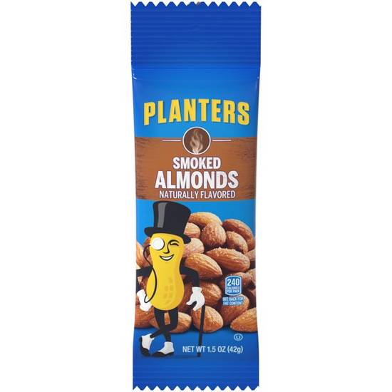 Order Planters Smoked & Salted Almonds Whole Smokey Almonds food online from Deerings Market store, Traverse City on bringmethat.com