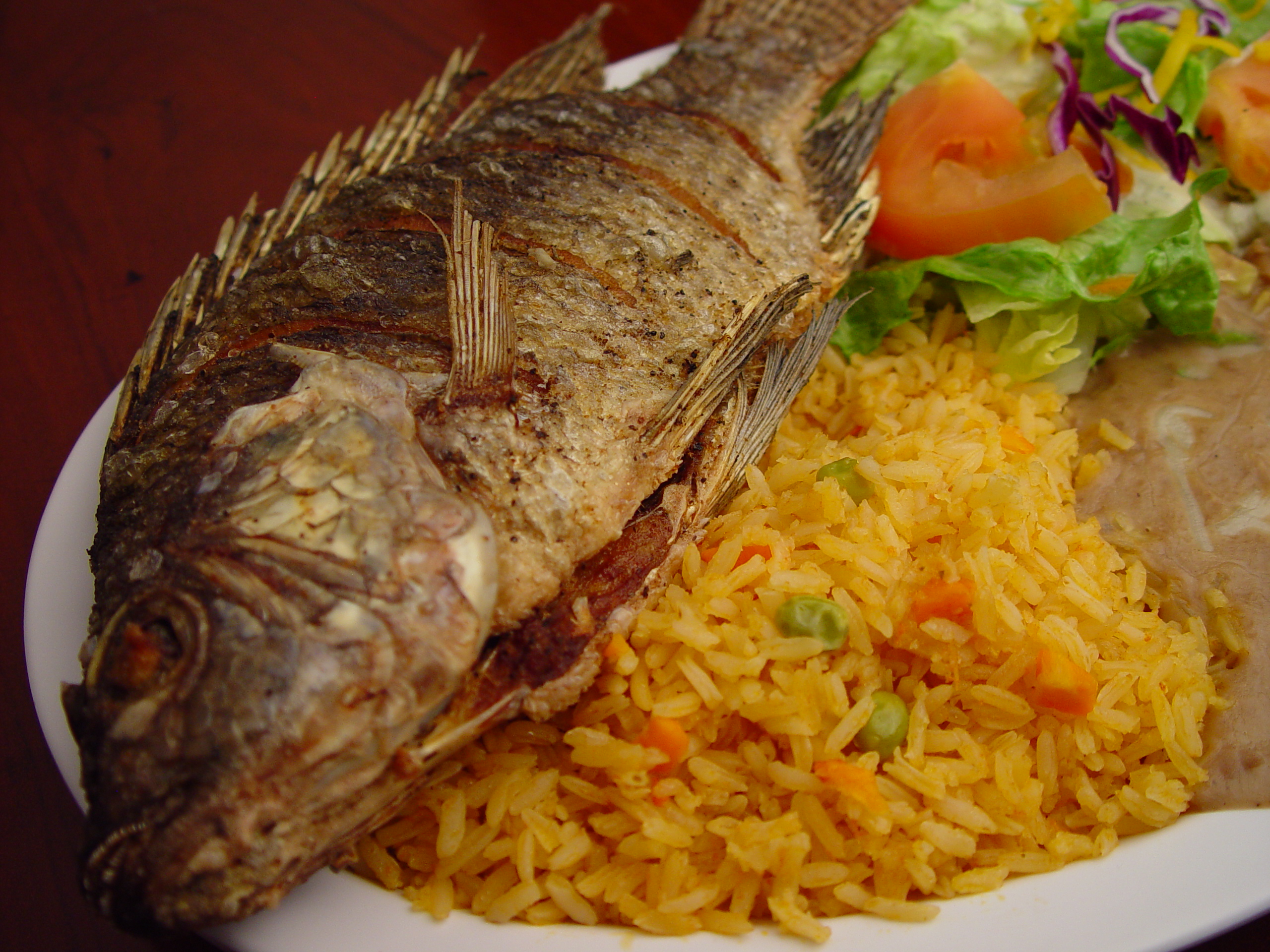 Order 47. Mojarra Frita food online from Rodeo Mexican Grill store, Los Angeles on bringmethat.com