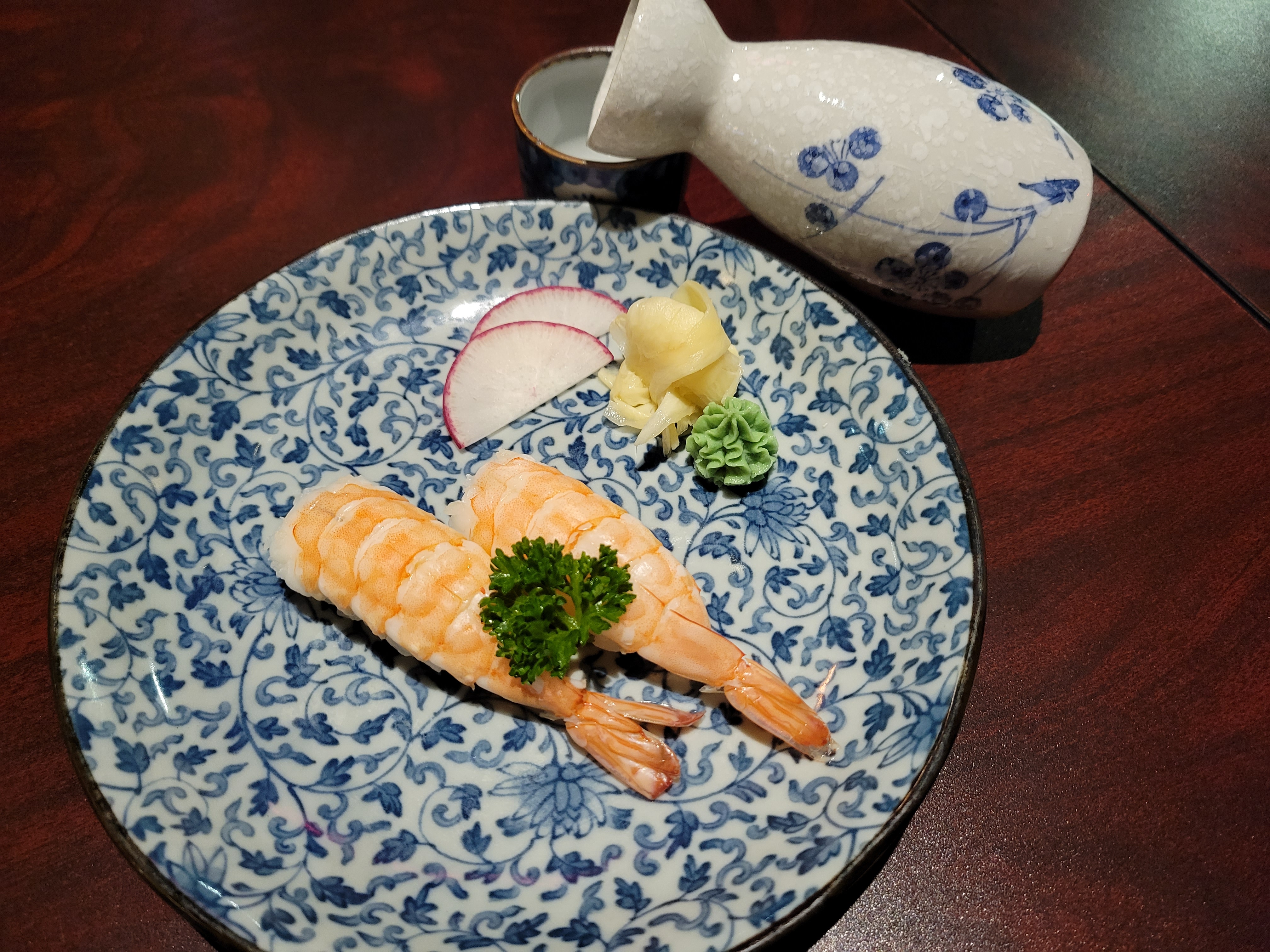 Order Ebi / Gulf shrimp food online from Tsui Sushi Bar store, Seattle on bringmethat.com