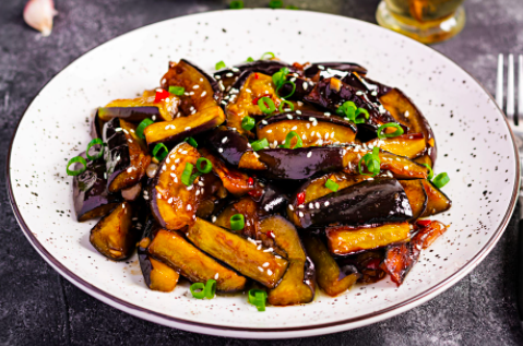 Order 75. Szechuan Eggplant food online from China Kitchen store, Anaheim on bringmethat.com