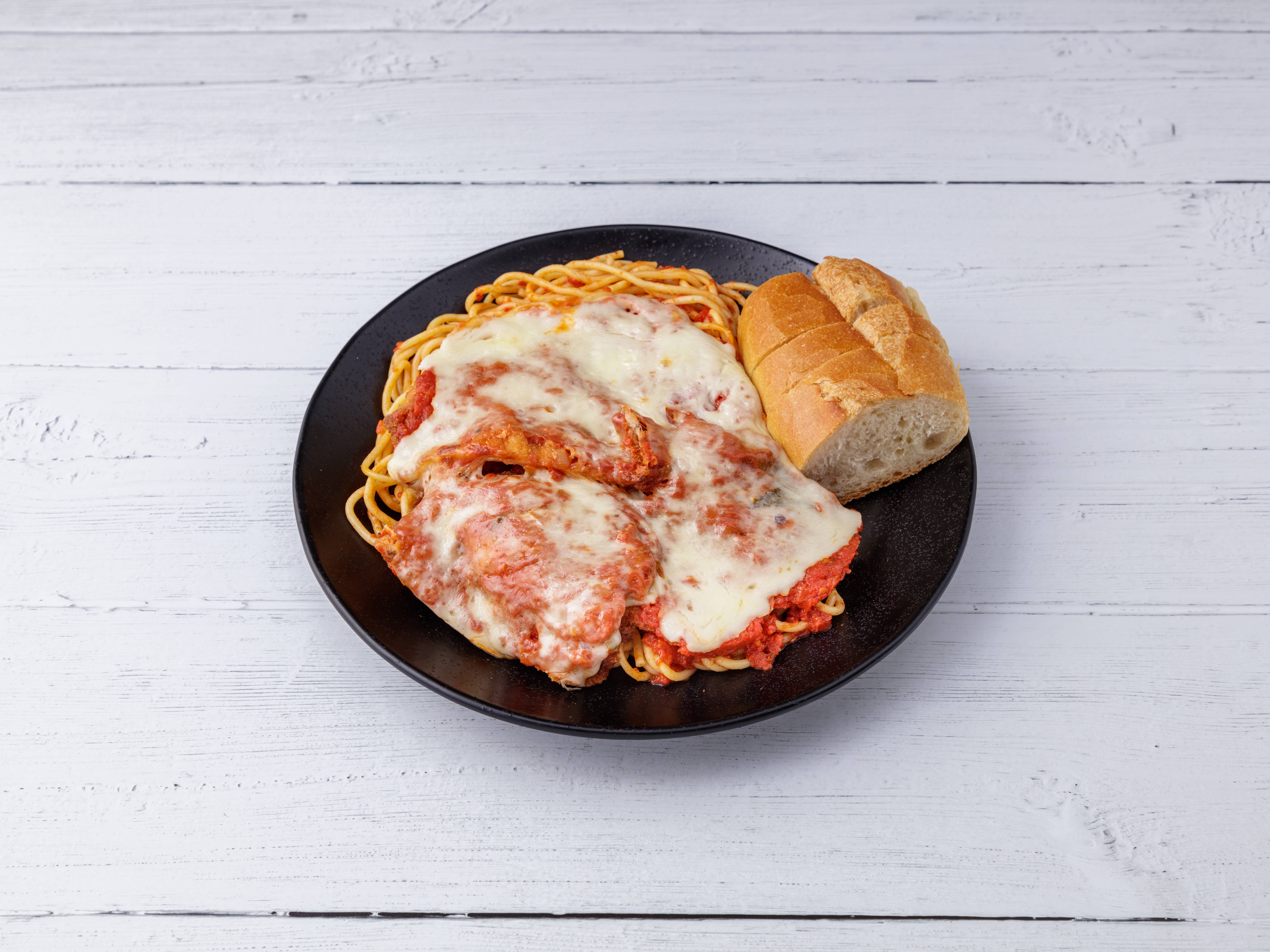 Order Chicken Parmigiana food online from A1 Pizza store, Lyndhurst on bringmethat.com