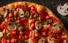 Order Italian Garlic Supreme® Pizza food online from Round Table Pizza store, Spokane Valley on bringmethat.com