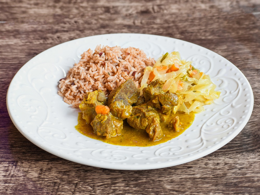 Order Curried Goat Special food online from Jamaica Taste store, Richmond on bringmethat.com