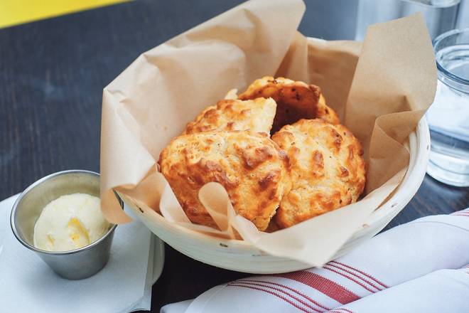 Order Pimento Cheddar Biscuits food online from Founding Farmers store, Hunter Mill on bringmethat.com